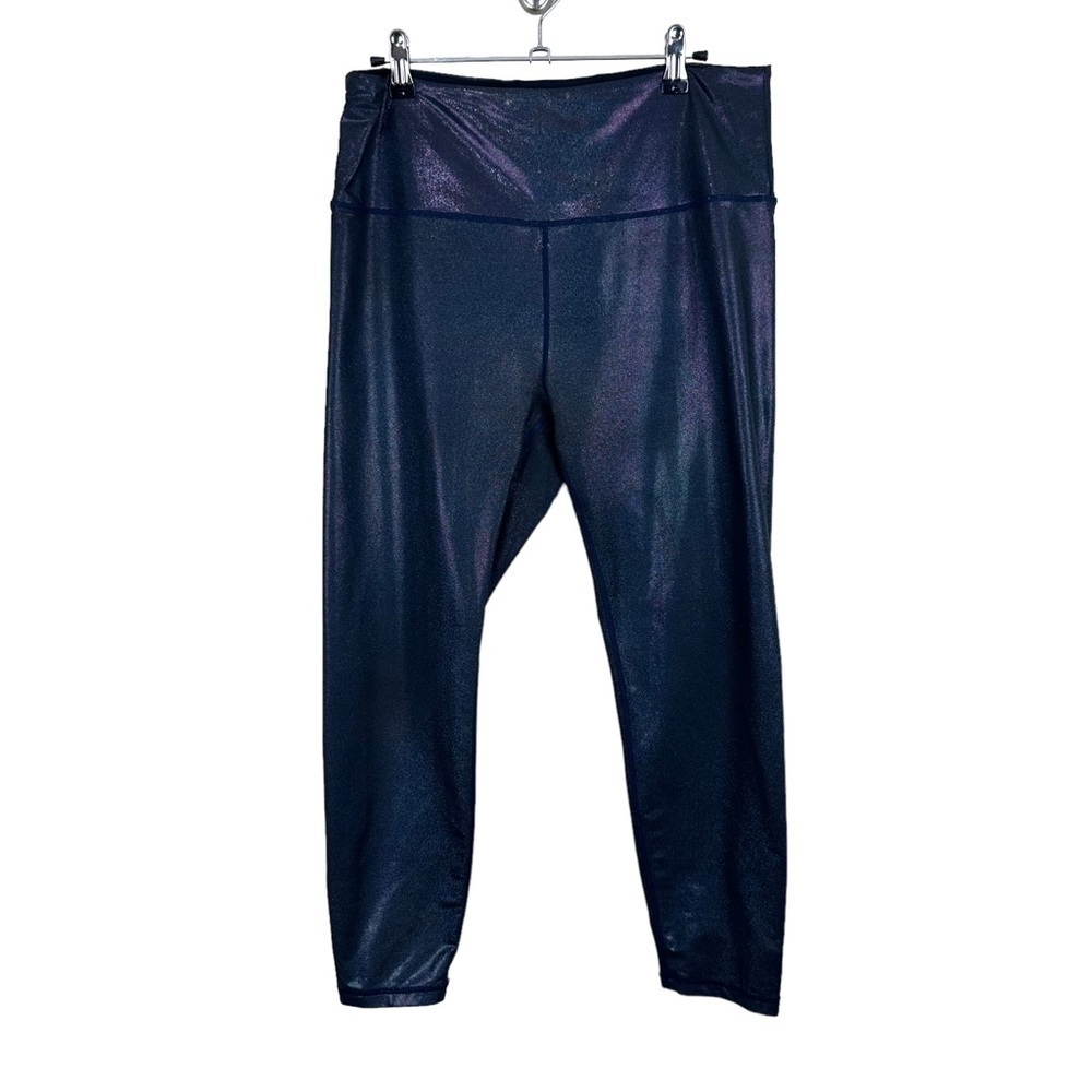 ZYIA Active Luxe Hi-Rise 7/8 Leggings in Blue Twilight